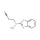 3-[1-(1,3-Benzoxazol-2-yl)hydrazino]propanenitrile (CAS 93794-06-0) - chemical structure image