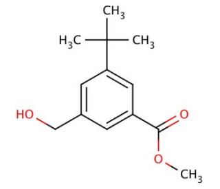 3-(1,1-Dimethylethyl)-5-(hydroxymethyl)benzoic acid methyl ester - chemical structure image