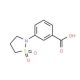 3-(1,1-dioxidoisothiazolidin-2-yl)benzoic acid - chemical structure image