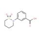 3-(1,1-Dioxo-1lambda*6*-[1,2]thiazinan-2-yl)-benzoic acid - chemical structure image