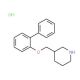 3-[([1,1′-Biphenyl]-2-yloxy)methyl]piperidinehydrochloride - chemical structure image