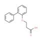 3-(1,1′-biphenyl-2-yloxy)propanoic acid - chemical structure image