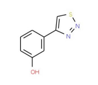 3-(1,2,3-Thiadiazol-4-yl)benzenol - chemical structure image