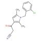 3-[1-(2-Chloro-benzyl)-2,5-dimethyl-1H-pyrrol-3-yl]-3-oxo-propionitrile - chemical structure image