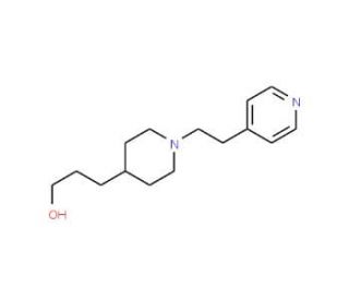 3-[1-(2-Pyridin-4-yl-ethyl)-piperidin-4-yl]propan-1-ol - chemical structure image