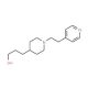 3-[1-(2-Pyridin-4-yl-ethyl)-piperidin-4-yl]propan-1-ol - chemical structure image
