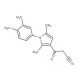 3-[1-(3,4-Dimethyl-phenyl)-2,5-dimethyl-1H-pyrrol-3-yl]-3-oxo-propionitrile - chemical structure image