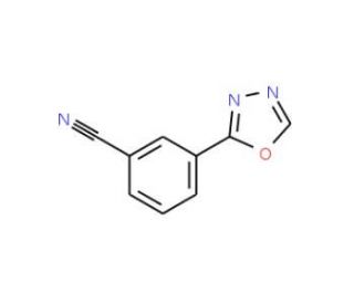 3-(1,3,4-oxadiazol-2-yl)benzonitrile - chemical structure image