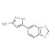 3-(1,3-Benzodioxol-5-yl)-1H-pyrazol-5-amine - chemical structure image