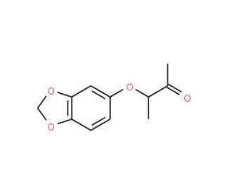 3-(1,3-Benzodioxol-5-yloxy)-2-butanone - chemical structure image