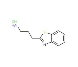 3-(1,3-Benzothiazol-2-yl)propan-1-aminehydrochloride - chemical structure image