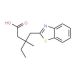 3-(1,3-benzothiazol-2-ylmethyl)-3-methylpentanoic acid - chemical structure image
