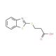 3-(1,3-Benzothiazol-2-ylthio)propanoic acid (CAS 4767-00-4) - chemical structure image