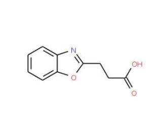 3-(1,3-benzoxazol-2-yl)propanoic acid (CAS 78757-00-3) - chemical structure image