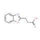 3-(1,3-benzoxazol-2-yl)propanoic acid (CAS 78757-00-3) - chemical structure image