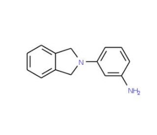 [3-(1,3-dihydro-2H-isoindol-2-yl)phenyl]amine - chemical structure image