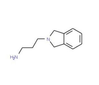 3-(1,3-Dihydro-isoindol-2-yl)-propylamine (CAS 21507-93-7) - chemical structure image