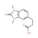 3-(1,3-Dimethyl-2-oxo-2,3-dihydro-1H-benzoimidazol-5-yl)-propionic acid - chemical structure image