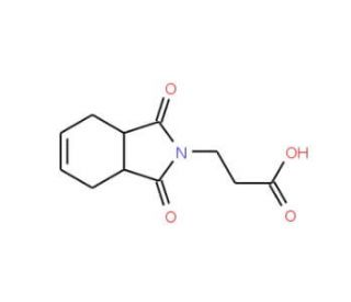 3-(1,3-Dioxo-1,3,3a,4,7,7a-hexahydro-isoindol-2-yl)-propionic acid - chemical structure image