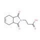 3-(1,3-Dioxo-1,3,3a,4,7,7a-hexahydro-isoindol-2-yl)-propionic acid - chemical structure image