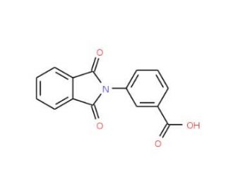 3-(1,3-Dioxo-1,3-dihydro-isoindol-2-yl)-benzoic acid (CAS 40101-51-7) - chemical structure image