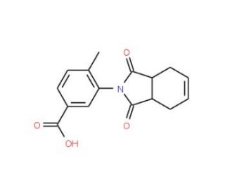 3-(1,3-dioxo-2,3,3a,4,7,7a-hexahydro-1H-isoindol-2-yl)-4-methylbenzoic acid - chemical structure image