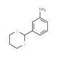 3-(1,3-dithian-2-yl)aniline - chemical structure image