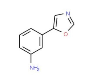 3-(1,3-Oxazol-5-yl)aniline (CAS 157837-31-5) - chemical structure image