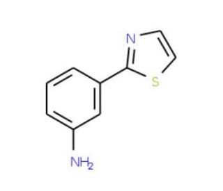 3-(1,3-thiazol-2-yl)aniline - chemical structure image