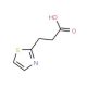 3-(1,3-thiazol-2-yl)propanoic acid - chemical structure image