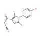 3-[1-(4-Bromo-phenyl)-2,5-dimethyl-1H-pyrrol-3-yl]-3-oxo-propionitrile - chemical structure image
