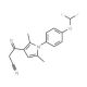 3-[1-(4-Difluoromethoxy-phenyl)-2,5-dimethyl-1H-pyrrol-3-yl]-3-oxo-propionitrile - chemical structure image