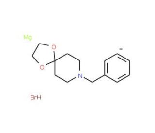 3-(1,4-Dioxa-8-azaspiro[4.5]dec-8-ylmethyl)phenylmagnesium bromide solution - chemical structure image