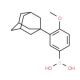 3-(1-Adamantyl)-4-methoxyphenylboronic acid (CAS 459423-32-6) - chemical structure image