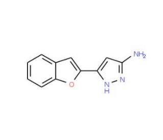 3-(1-benzofuran-2-yl)-1H-pyrazol-5-amine - chemical structure image