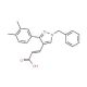 3-[1-benzyl-3-(3,4-dimethylphenyl)-1H-pyrazol-4-yl]acrylic acid - chemical structure image