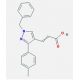 3-[1-benzyl-3-(4-methylphenyl)-1H-pyrazol-4-yl]prop-2-enoic acid - chemical structure image