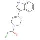 3-[1-(chloroacetyl)-1,2,3,6-tetrahydropyridin-4-yl]-1H-indole - chemical structure image