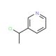 3-(1-chloroethyl)pyridine - chemical structure image