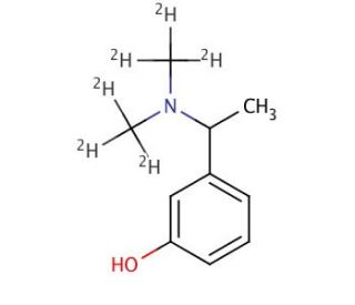 3-[1-[Di(methyl-d3)amino]ethyl]phenol (CAS 194930-03-5) - chemical structure image