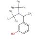 3-[1-[Di(methyl-d3)amino]ethyl]phenol (CAS 194930-03-5) - chemical structure image