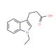 3-(1-Ethyl-1H-indol-3-yl)-propionic acid - chemical structure image