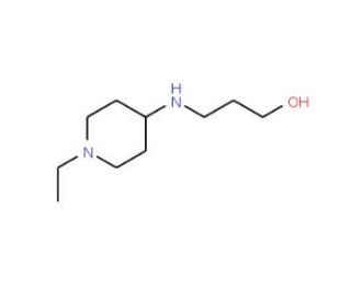 3-(1-Ethyl-piperidin-4-ylamino)-propan-1-ol - chemical structure image