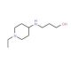 3-(1-Ethyl-piperidin-4-ylamino)-propan-1-ol - chemical structure image