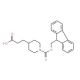 3-(1-Fmoc-piperidin-4-yl)propionic acid (CAS 154938-68-8) - chemical structure image