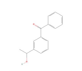 3-(1-Hydroxyethyl)benzophenone - chemical structure image