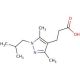 3-(1-isobutyl-3,5-dimethyl-1H-pyrazol-4-yl)propanoic acid - chemical structure image