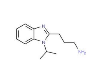 3-(1-Isopropyl-1H-benzoimidazol-2-yl)-propylamine - chemical structure image