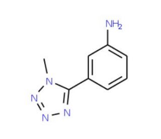 3-(1-methyl-1H-tetrazol-5-yl)aniline (CAS 101258-12-2) - chemical structure image