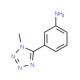 3-(1-methyl-1H-tetrazol-5-yl)aniline (CAS 101258-12-2) - chemical structure image